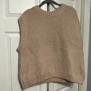 H&M Blush Sweater Vest Size XXL